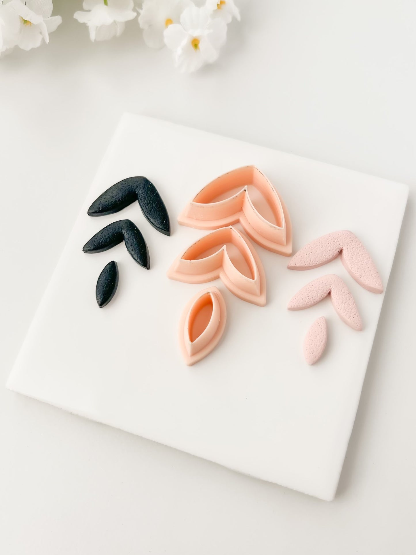3-Piece Dangle Set | 3-Piece Dangle Set Polymer Clay Cutter for DIY Fashion Earrings Modern-Themed Jewelry and Handmade Elegant Accessories
