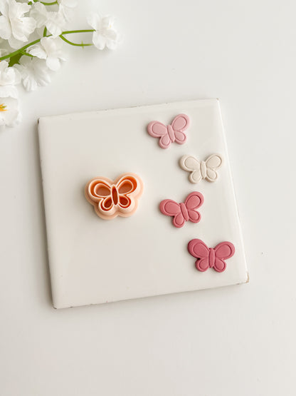 Butterfly No. 9 Clay Cutter | Butterfly No. 9 Polymer Clay Cutter for DIY Nature Earrings Garden-Themed Jewelry and Handmade Cute Accessories
