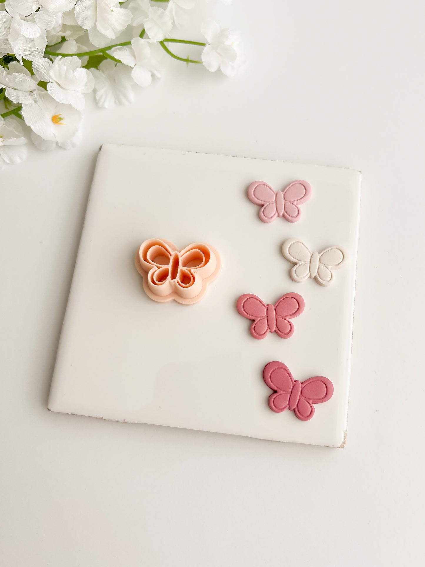 Butterfly No. 9 Clay Cutter | Butterfly No. 9 Polymer Clay Cutter for DIY Nature Earrings Garden-Themed Jewelry and Handmade Cute Accessories