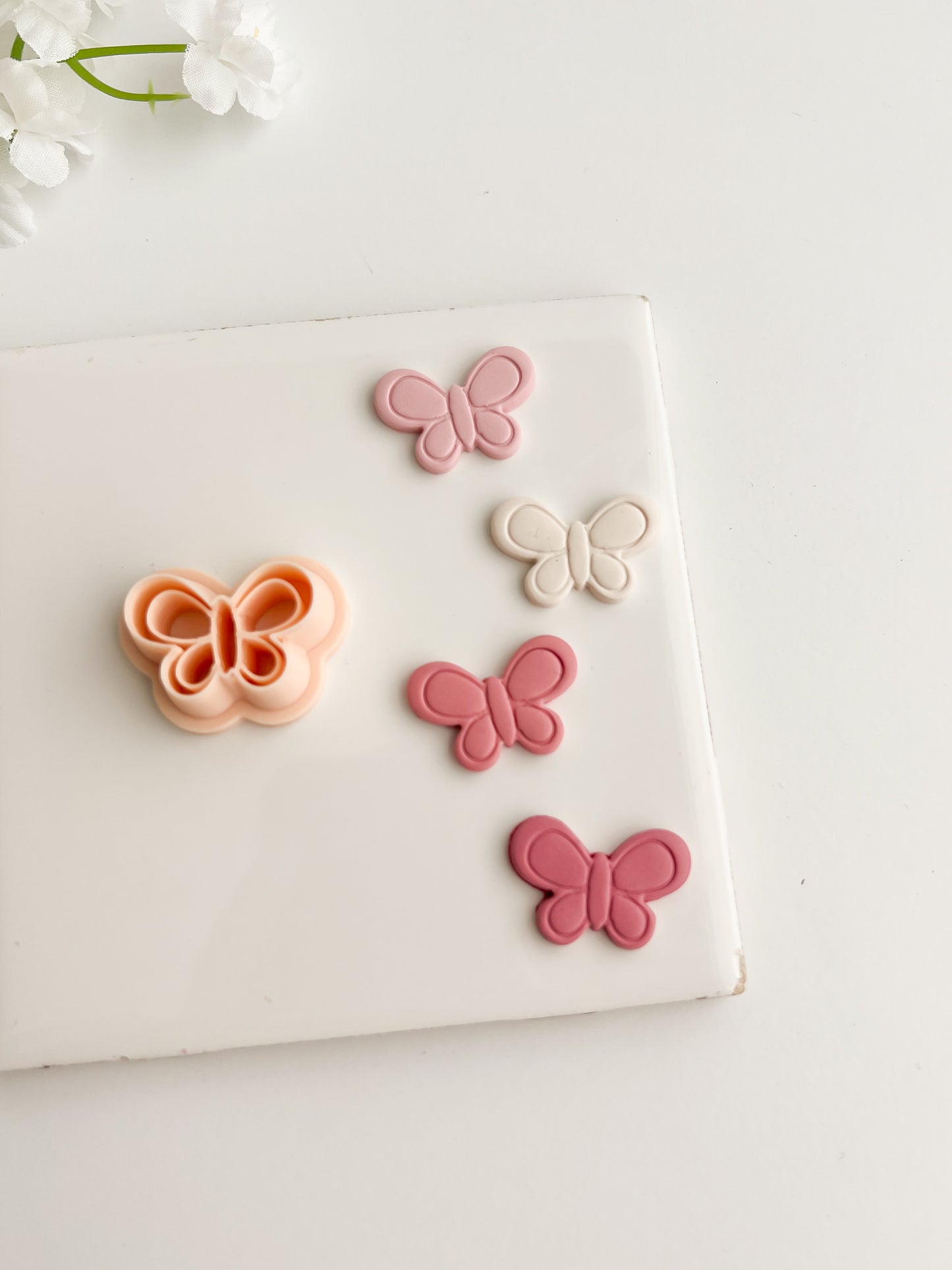 Butterfly No. 9 Clay Cutter | Butterfly No. 9 Polymer Clay Cutter for DIY Nature Earrings Garden-Themed Jewelry and Handmade Cute Accessories