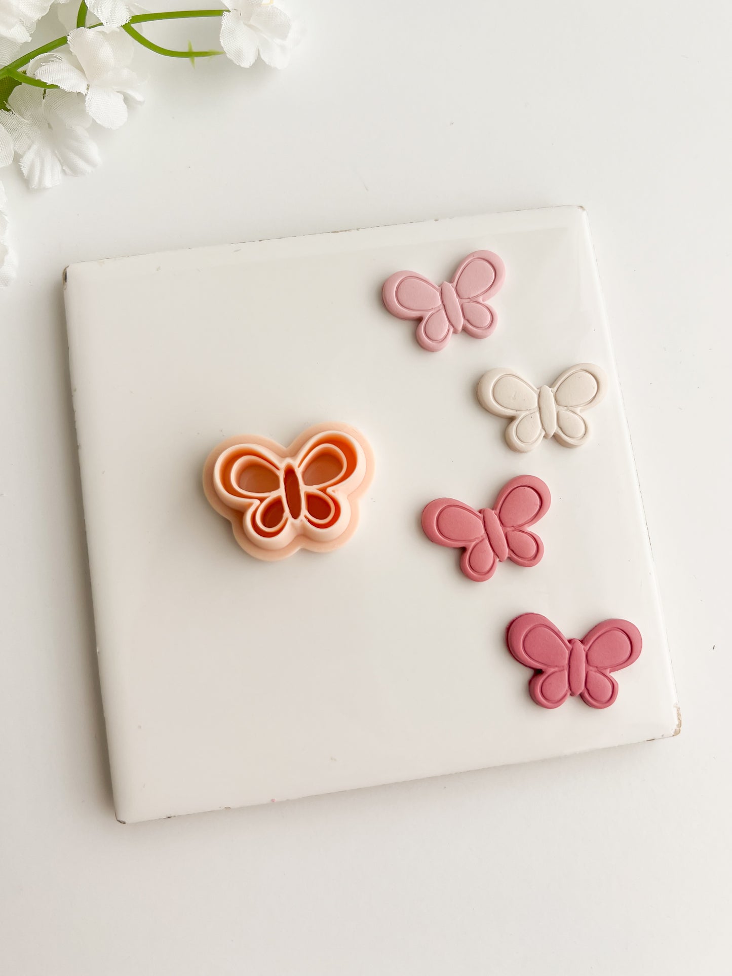 Butterfly No. 9 Clay Cutter | Butterfly No. 9 Polymer Clay Cutter for DIY Nature Earrings Garden-Themed Jewelry and Handmade Cute Accessories