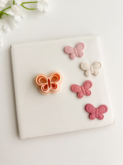 Butterfly No. 9 Clay Cutter | Butterfly No. 9 Polymer Clay Cutter for DIY Nature Earrings Garden-Themed Jewelry and Handmade Cute Accessories