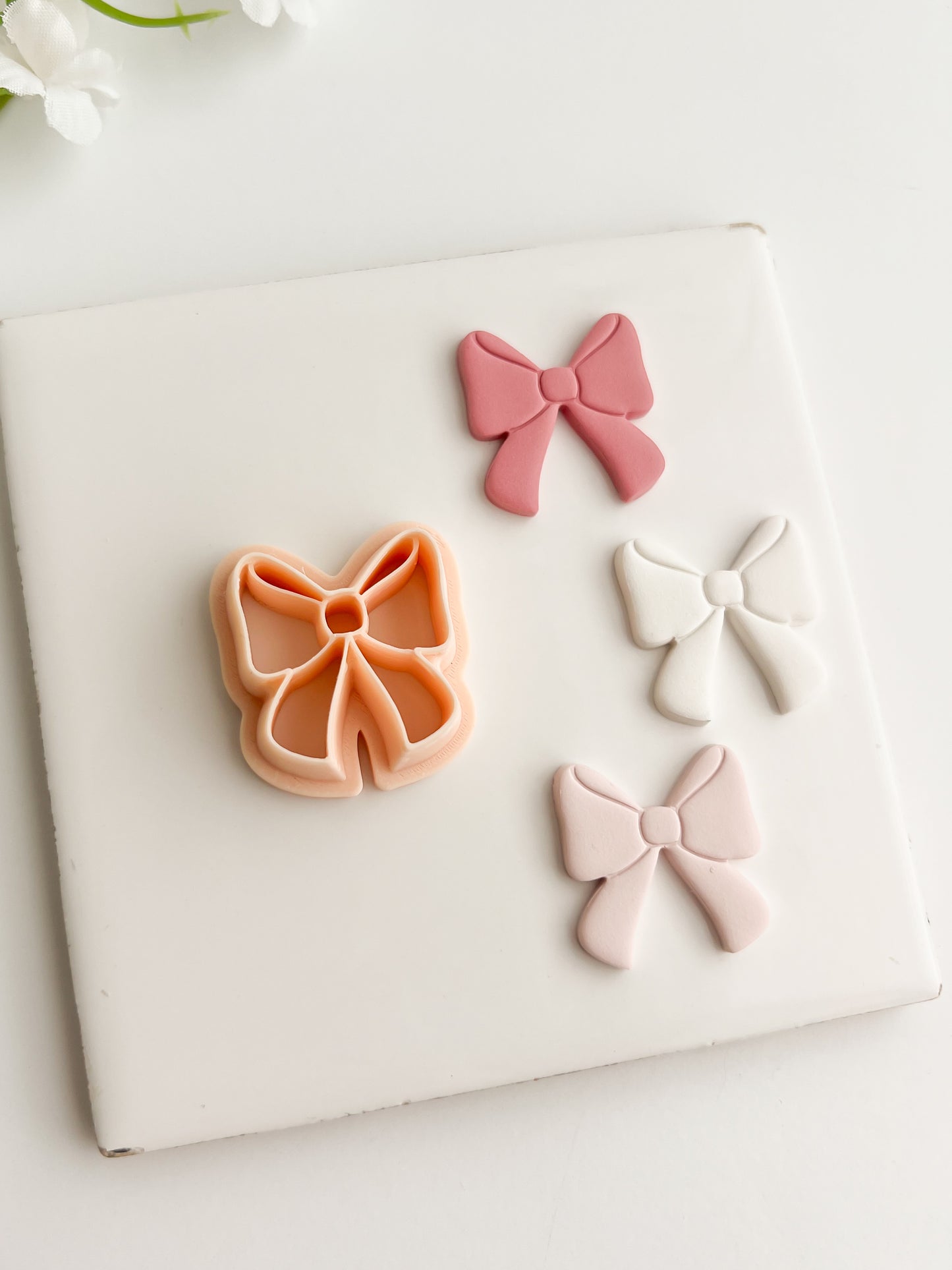Coquette Bow No. 1 Clay Cutter | Coquette Bow No. 1 Polymer Clay Cutter for DIY Fashion Earrings Elegant-Themed Jewelry and Handmade Cute Accessories