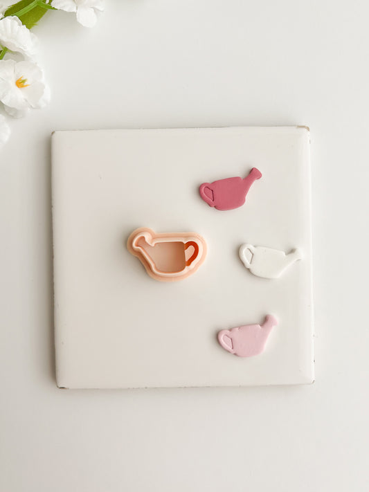Watering Can Clay Cutter | Watering Can Polymer Clay Cutter for DIY Gardening Earrings Spring-Themed Jewelry and Handmade Cute Accessories