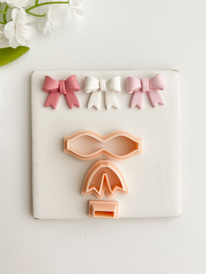 Coquette Bow No. 5 Clay Cutter | Coquette Bow No. 5 Polymer Clay Cutter for DIY Fashion Earrings Bow-Themed Jewelry and Handmade Cute Accessories