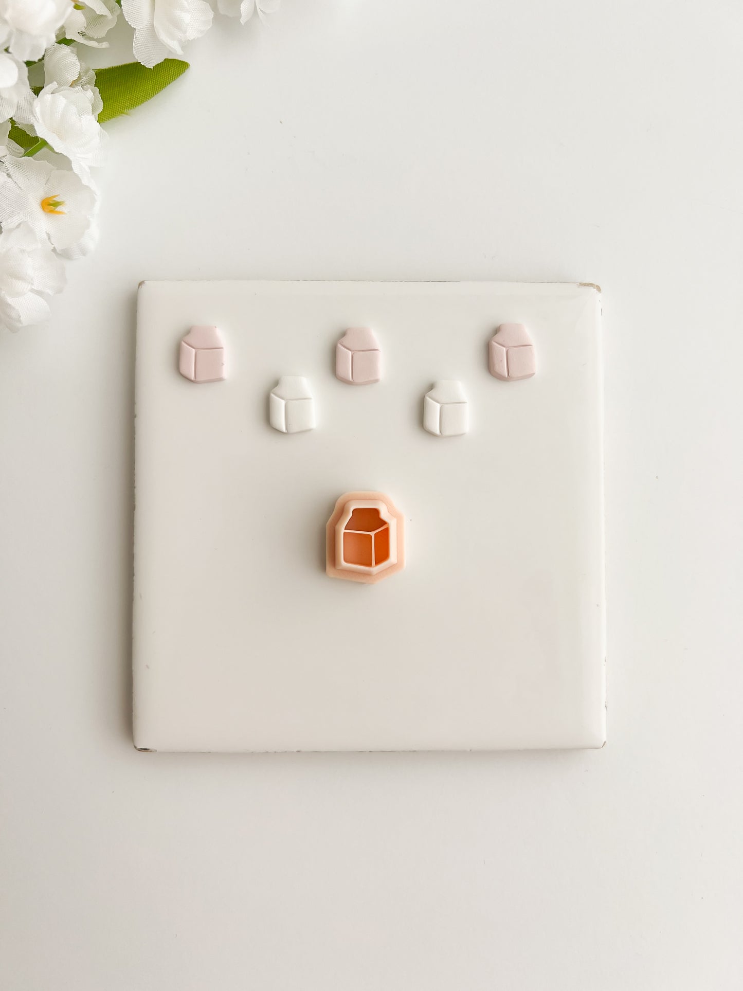 Milk Carton Clay Cutter | Milk Carton Polymer Clay Cutter for DIY Food Earrings Nostalgic-Themed Jewelry and Handmade Cute Accessories