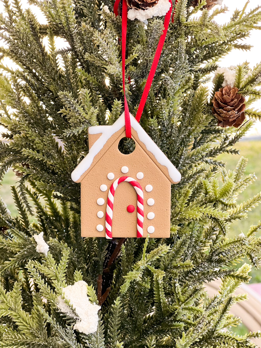 Gingerbread House Ornament Clay Cutter | Gingerbread House Ornament Polymer Clay Cutter for DIY Festive Earrings Cute Jewelry and Handmade Christmas Accessories