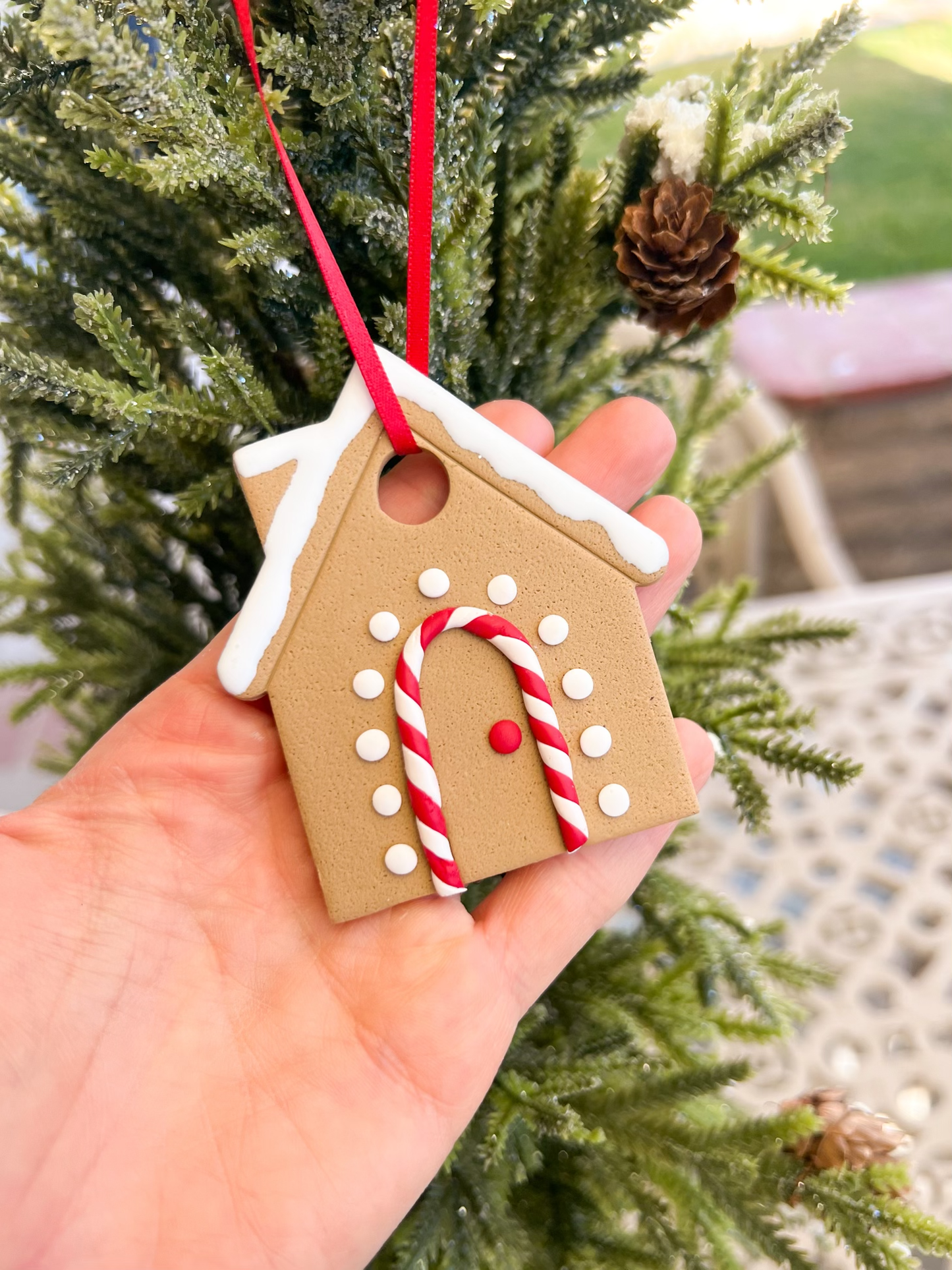 Gingerbread House Ornament Clay Cutter | Gingerbread House Ornament Polymer Clay Cutter for DIY Festive Earrings Cute Jewelry and Handmade Christmas Accessories
