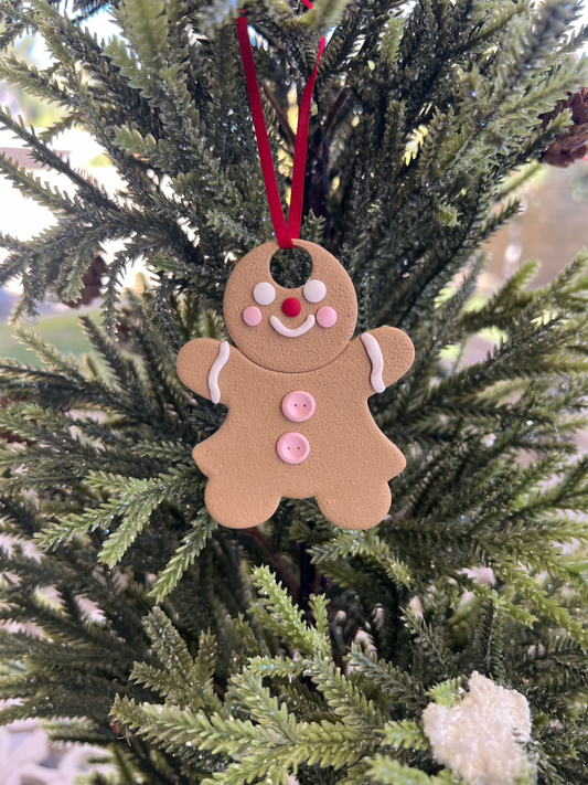 Gingerbread Woman Ornament Clay Cutter | Gingerbread Woman Ornament Polymer Clay Cutter for DIY Christmas Earrings Baking-Themed Jewelry and Handmade Accessories