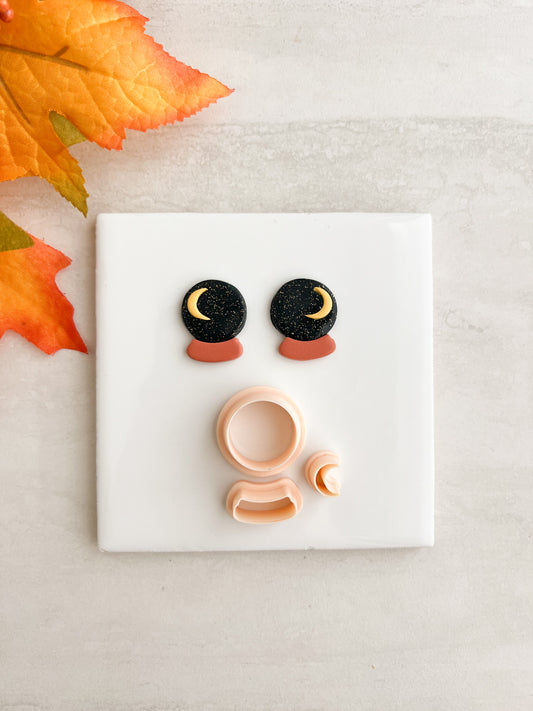 Crystal Ball Clay Cutter | Crystal Ball Polymer Clay Cutter for DIY Mystic Earrings Magic-Themed Jewelry and Handmade Fantasy Accessories