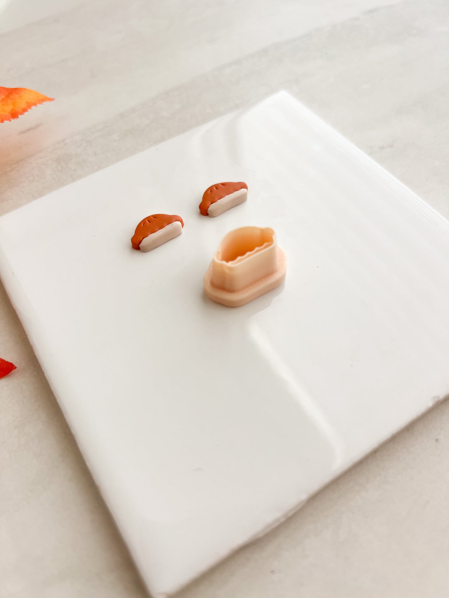 Pie Stud Clay Cutter | Pie Stud Polymer Clay Cutter for DIY Fall Earrings Dessert Jewelry and Handmade Thanksgiving Accessories