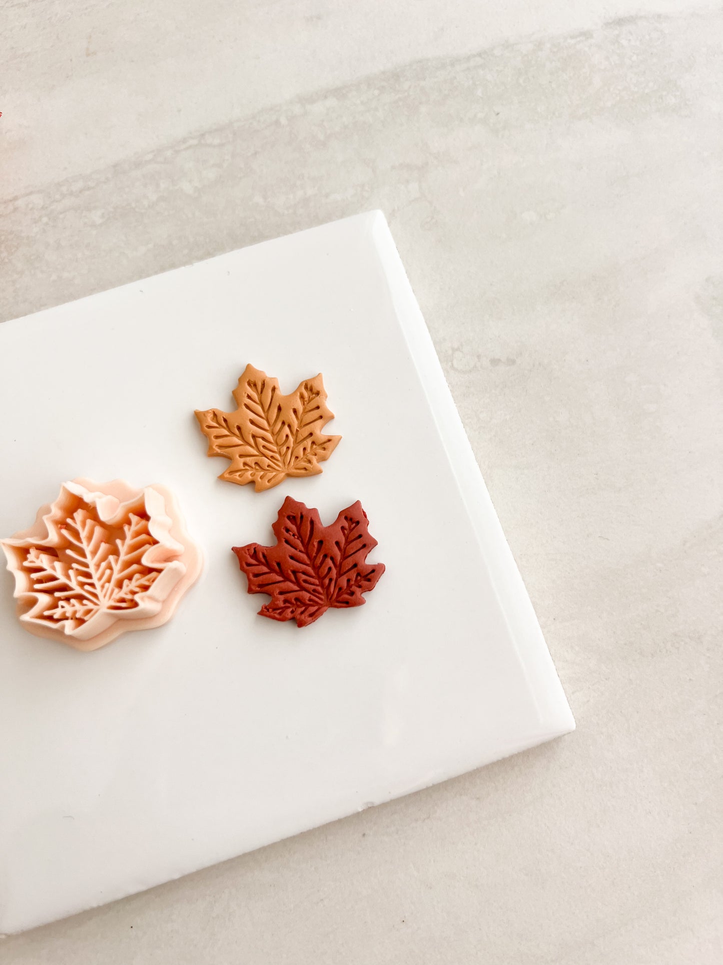 Maple Leaf No. 7 Clay Cutter | Maple Leaf No. 7 Polymer Clay Cutter for DIY Autumn Earrings Nature Jewelry and Handmade Fall Accessories