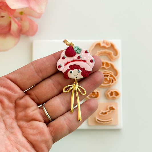 2026 Strawberry Shortcake | Nostalgic Polymer Clay Cutter
