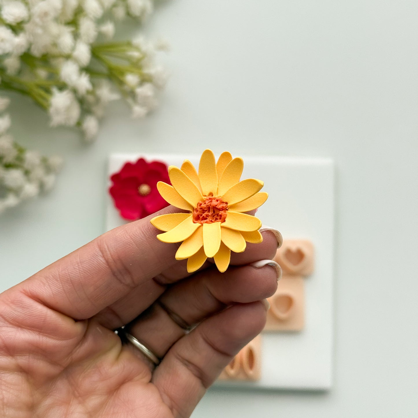 2026 Petal Cluster Set of 3 | Spring Floral Polymer Clay Cutter