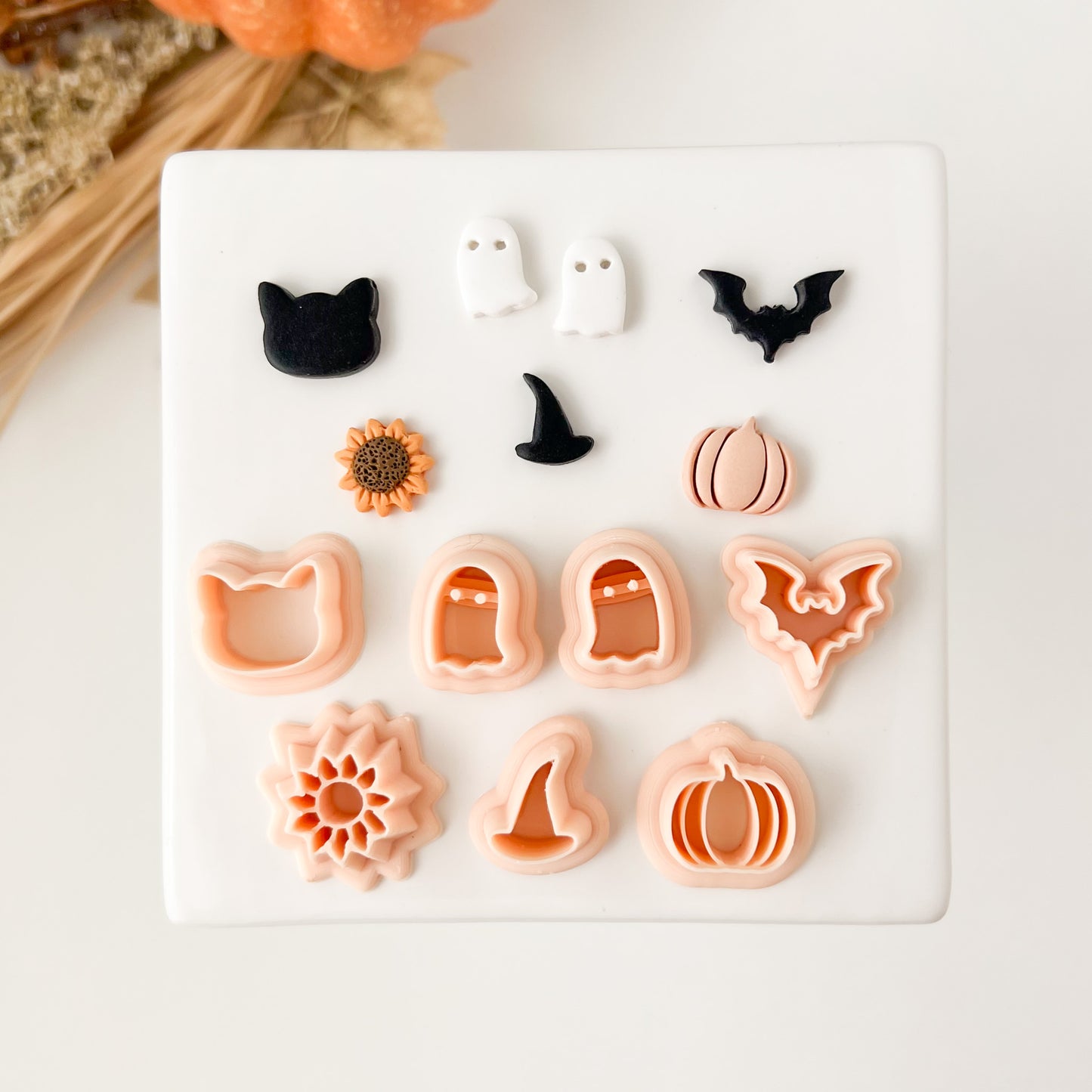 Fall Stud Set Clay Cutter | Fall Stud Polymer Clay Cutter Set for Autumn Earrings Seasonal Jewelry and Festive Handmade Crafts