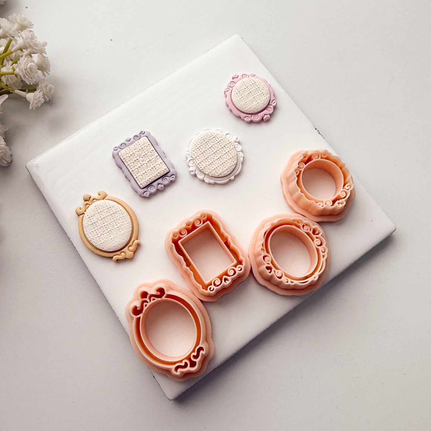2026 Frames Set of 4 | Polymer Clay Cutter