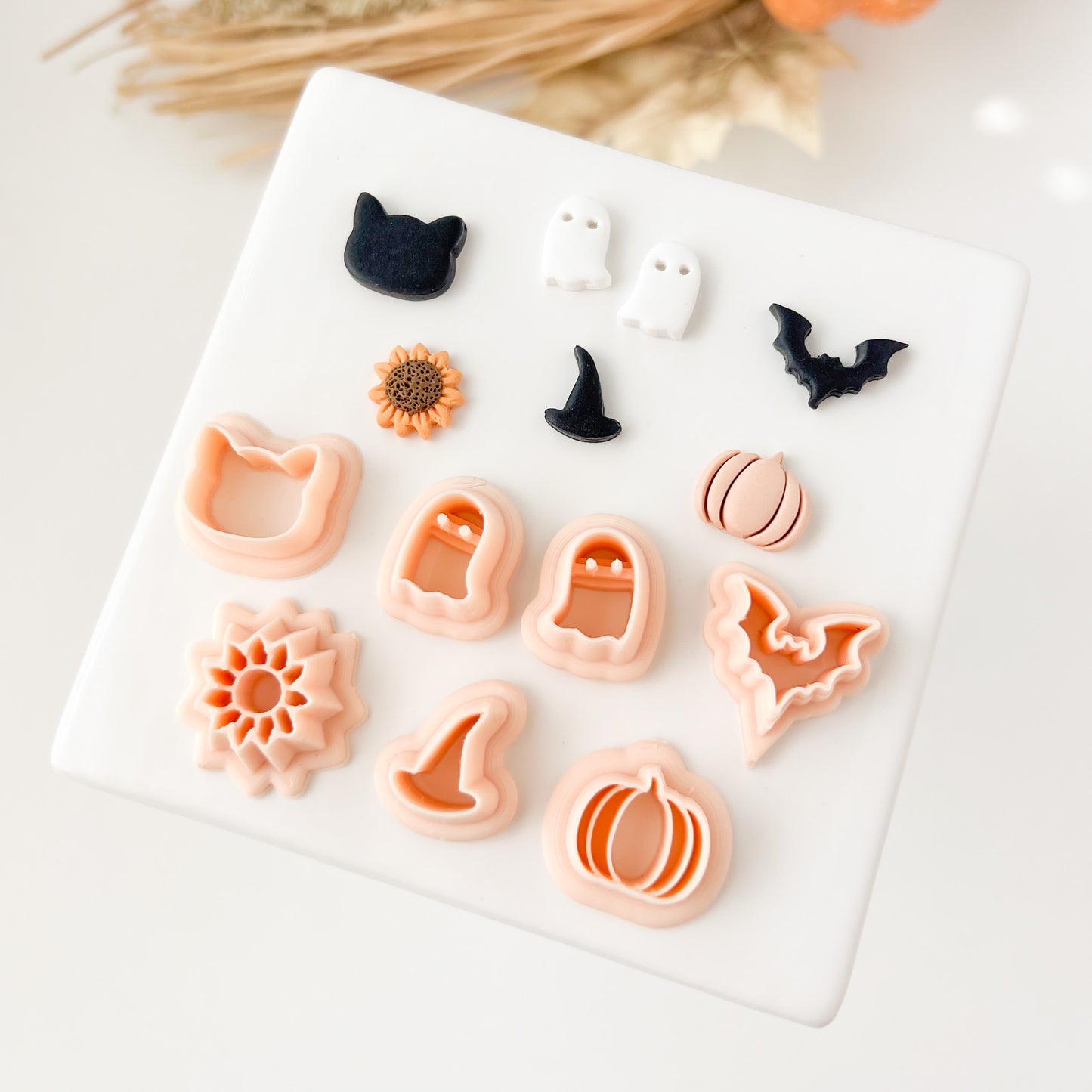 Fall Stud Set Clay Cutter | Fall Stud Polymer Clay Cutter Set for Autumn Earrings Seasonal Jewelry and Festive Handmade Crafts