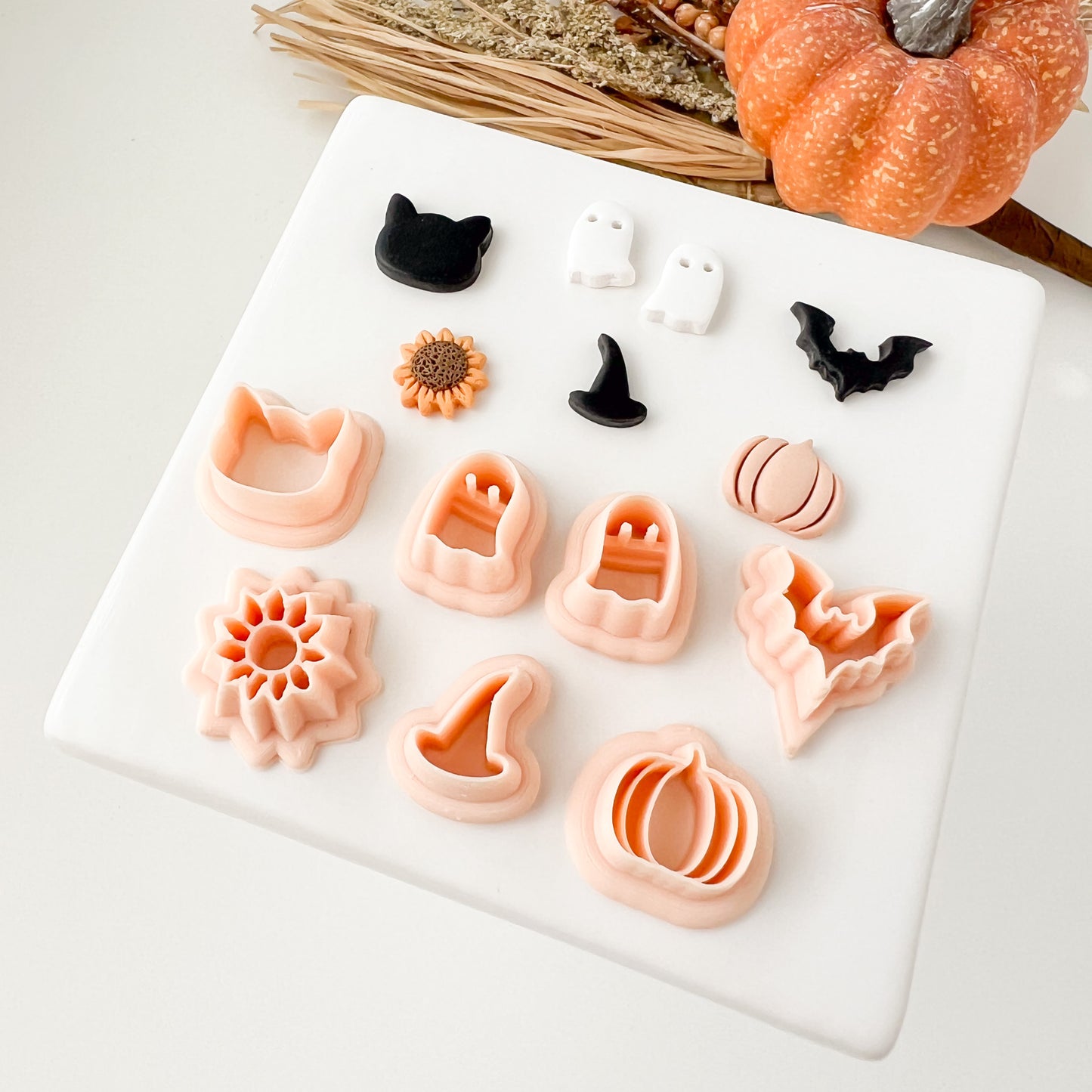 Fall Stud Set Clay Cutter | Fall Stud Polymer Clay Cutter Set for Autumn Earrings Seasonal Jewelry and Festive Handmade Crafts