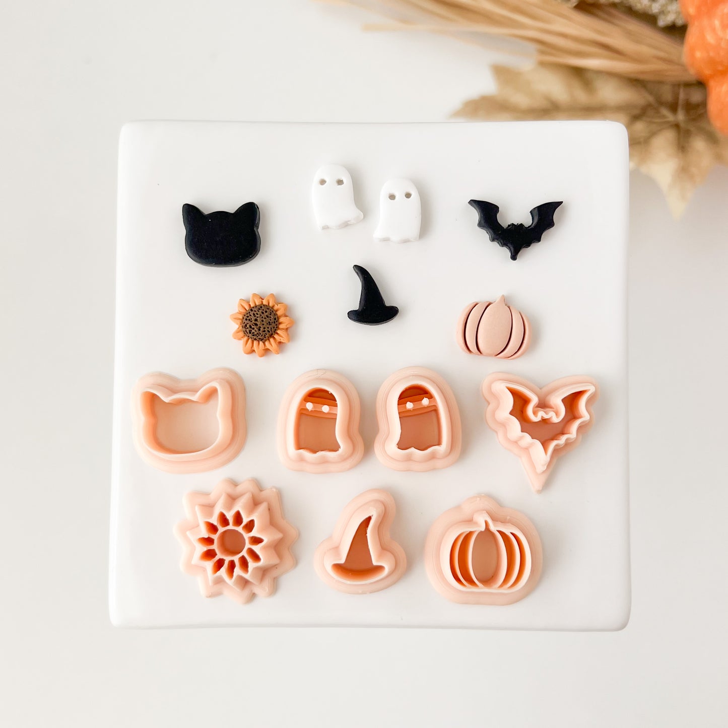 Fall Stud Set Clay Cutter | Fall Stud Polymer Clay Cutter Set for Autumn Earrings Seasonal Jewelry and Festive Handmade Crafts