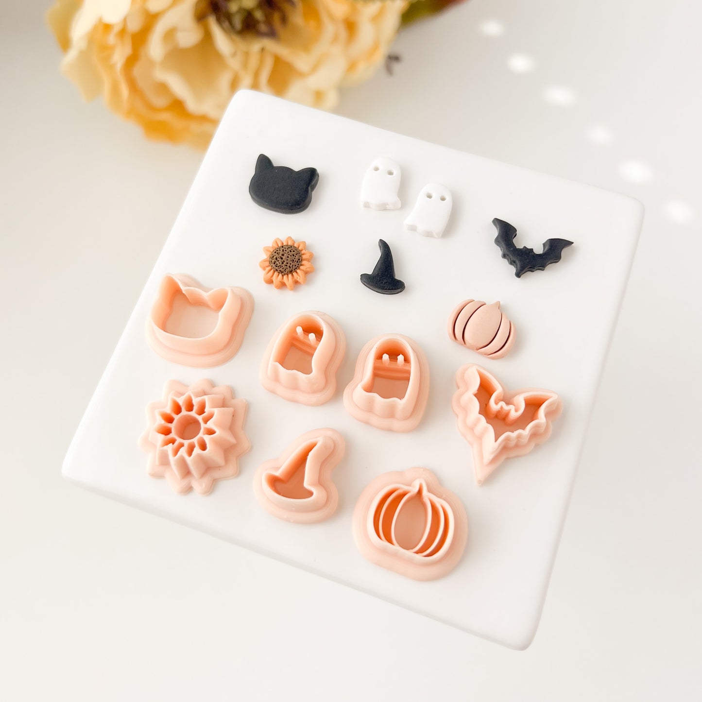 Fall Stud Set Clay Cutter | Fall Stud Polymer Clay Cutter Set for Autumn Earrings Seasonal Jewelry and Festive Handmade Crafts