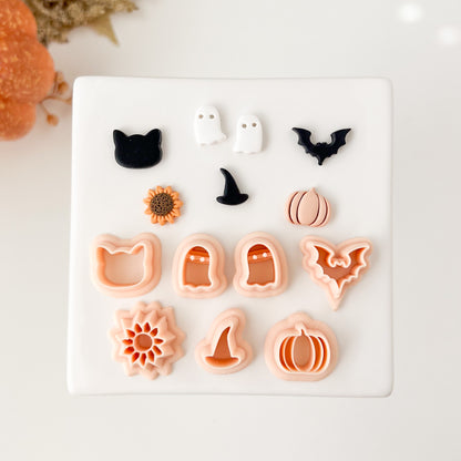 Fall Stud Set Clay Cutter | Fall Stud Polymer Clay Cutter Set for Autumn Earrings Seasonal Jewelry and Festive Handmade Crafts