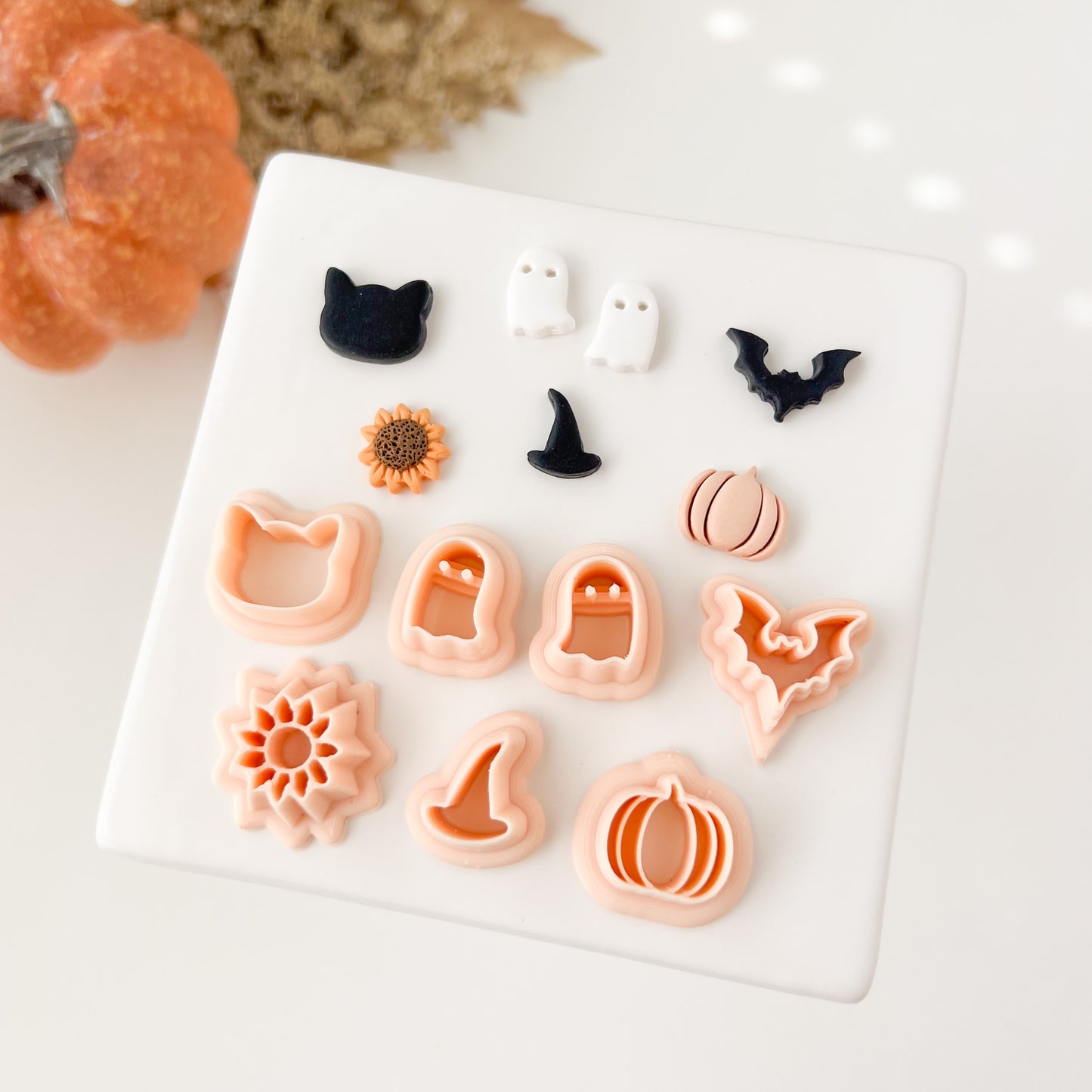 Fall Stud Set Clay Cutter | Fall Stud Polymer Clay Cutter Set for Autumn Earrings Seasonal Jewelry and Festive Handmade Crafts