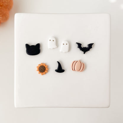 Fall Stud Set Clay Cutter | Fall Stud Polymer Clay Cutter Set for Autumn Earrings Seasonal Jewelry and Festive Handmade Crafts