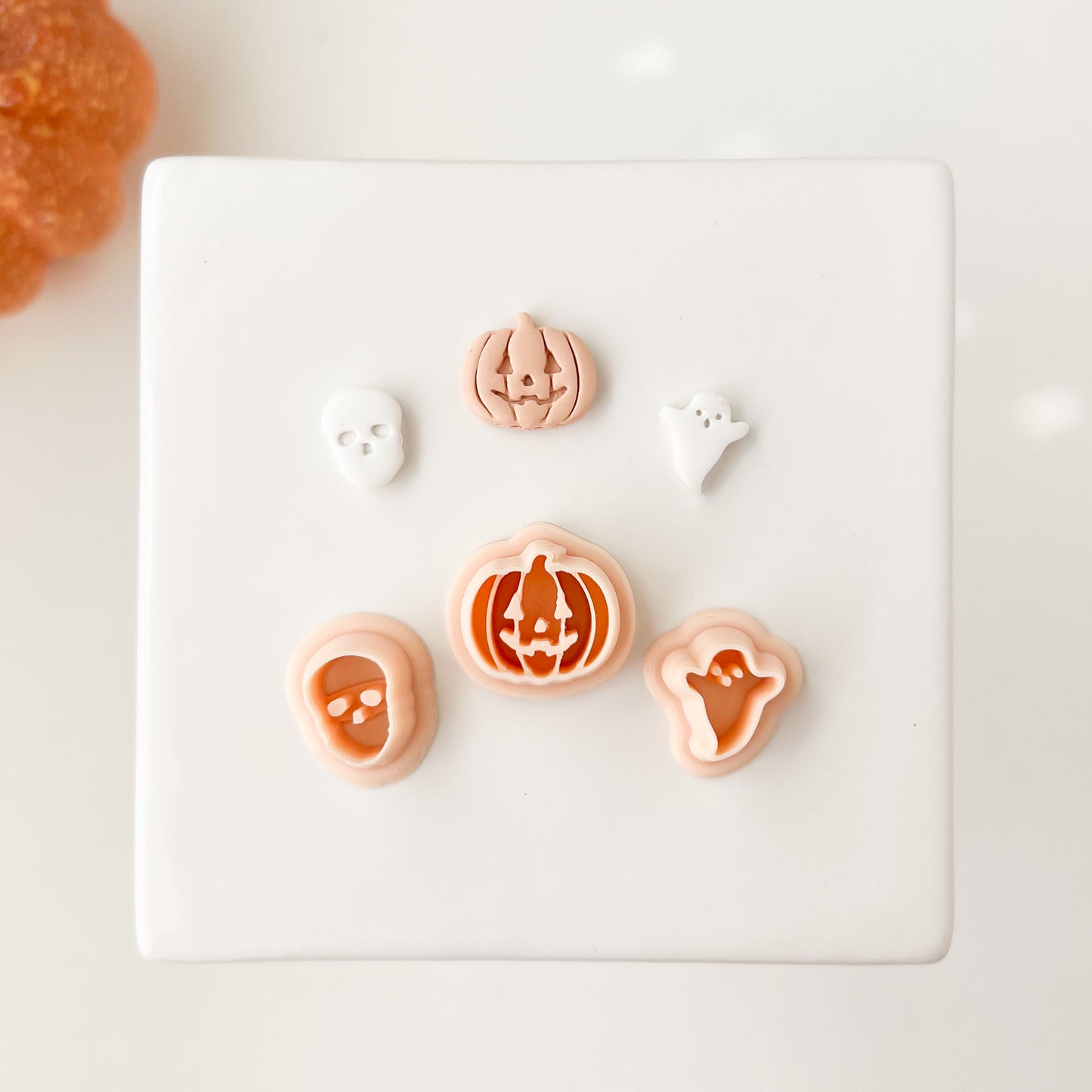 Spooky Trio Clay Cutters | Halloween Polymer Clay Cutter Set for DIY Earrings and Jewelry Making
