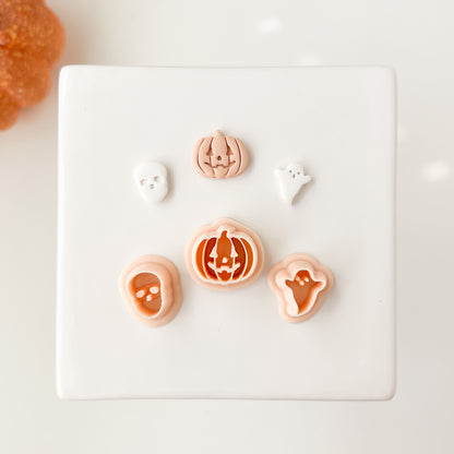Spooky Trio Clay Cutters | Halloween Polymer Clay Cutter Set for DIY Earrings and Jewelry Making