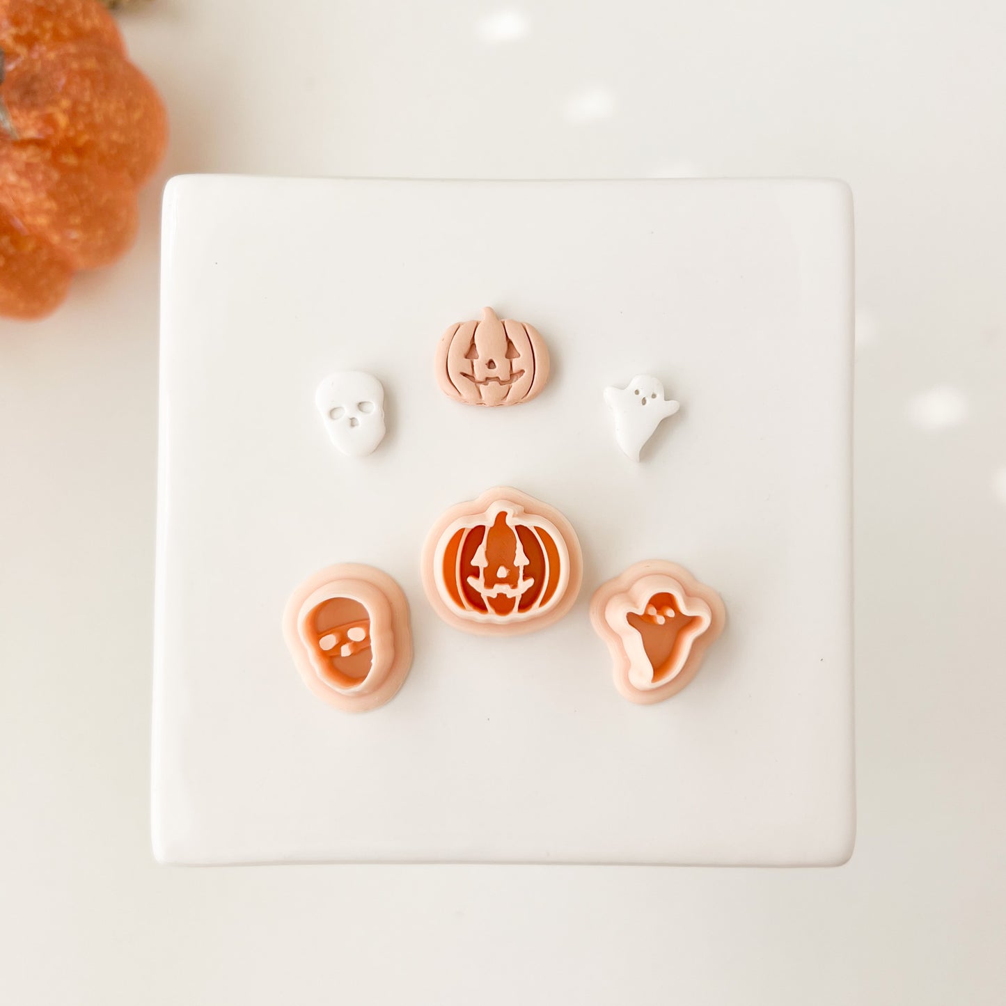 Spooky Trio Clay Cutters | Halloween Polymer Clay Cutter Set for DIY Earrings and Jewelry Making