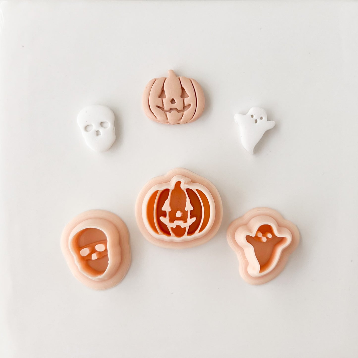 Spooky Trio Clay Cutters | Halloween Polymer Clay Cutter Set for DIY Earrings and Jewelry Making