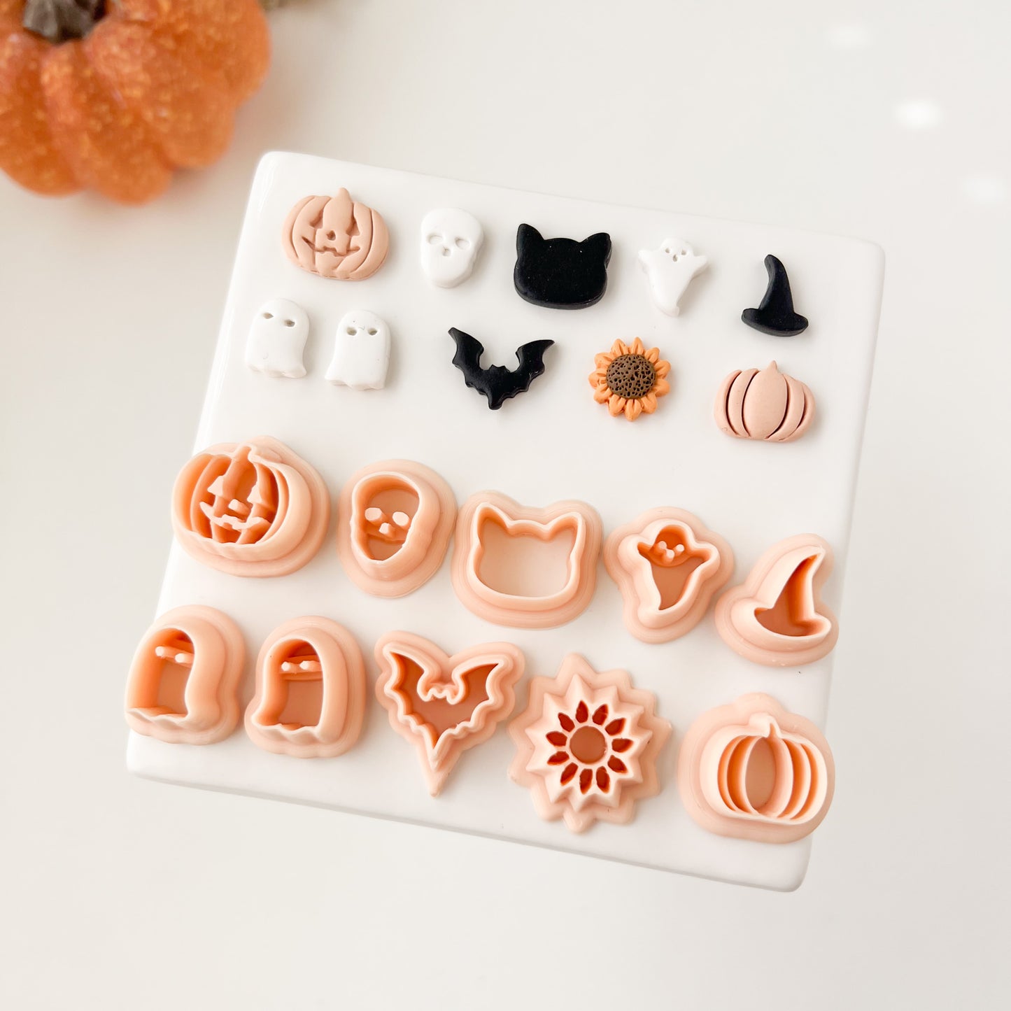 Mega Fall Stud Set Clay Cutters | Autumn Polymer Clay Cutter Set for DIY Earrings Fall-Themed Jewelry Handmade Crafting & Clay Art