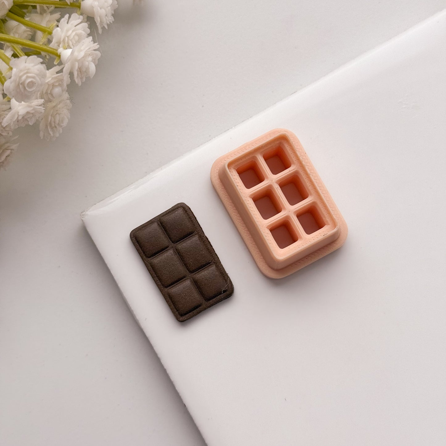 2026 Chocolate Bar | Romantic Date Polymer Clay Cutter