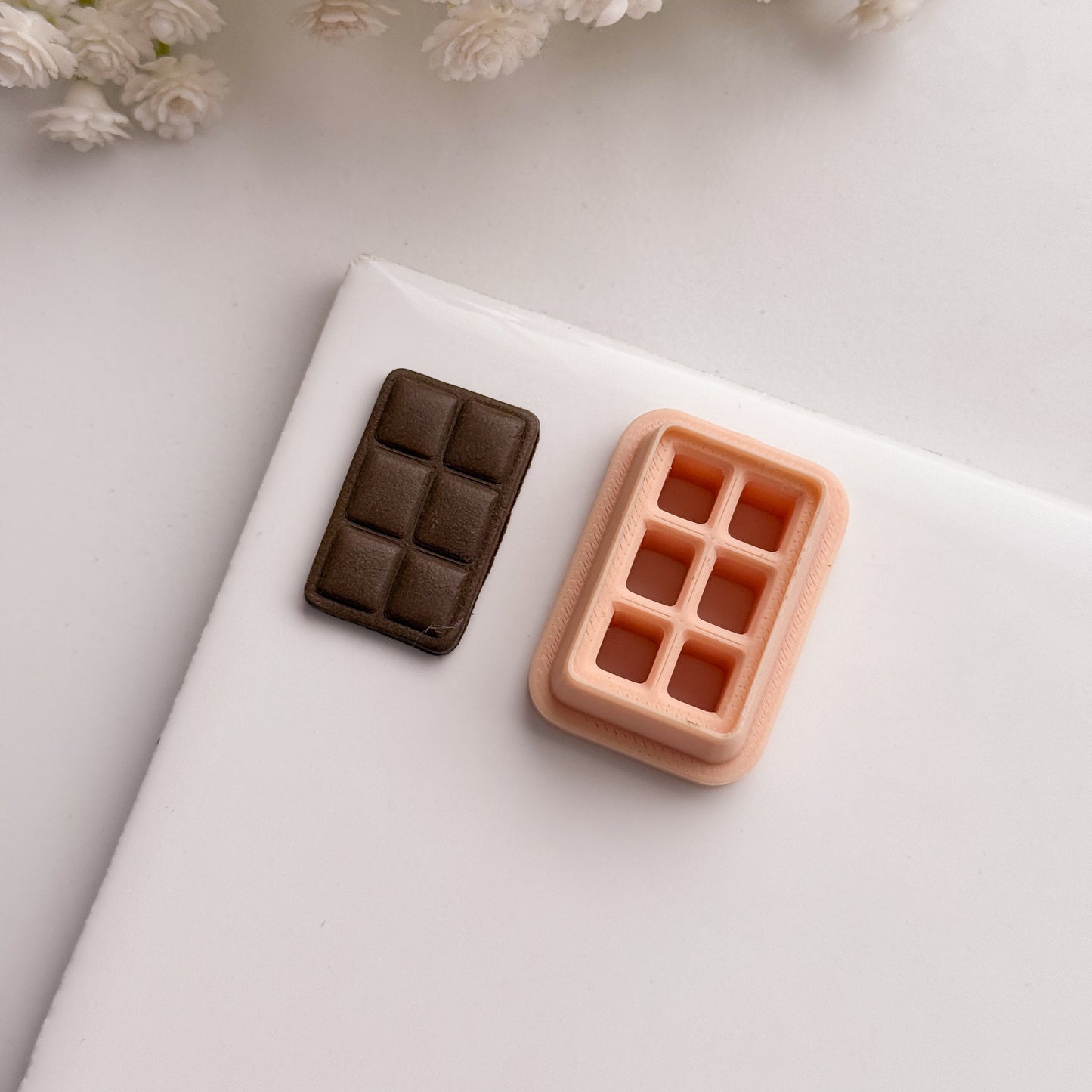 2026 Chocolate Bar | Romantic Date Polymer Clay Cutter
