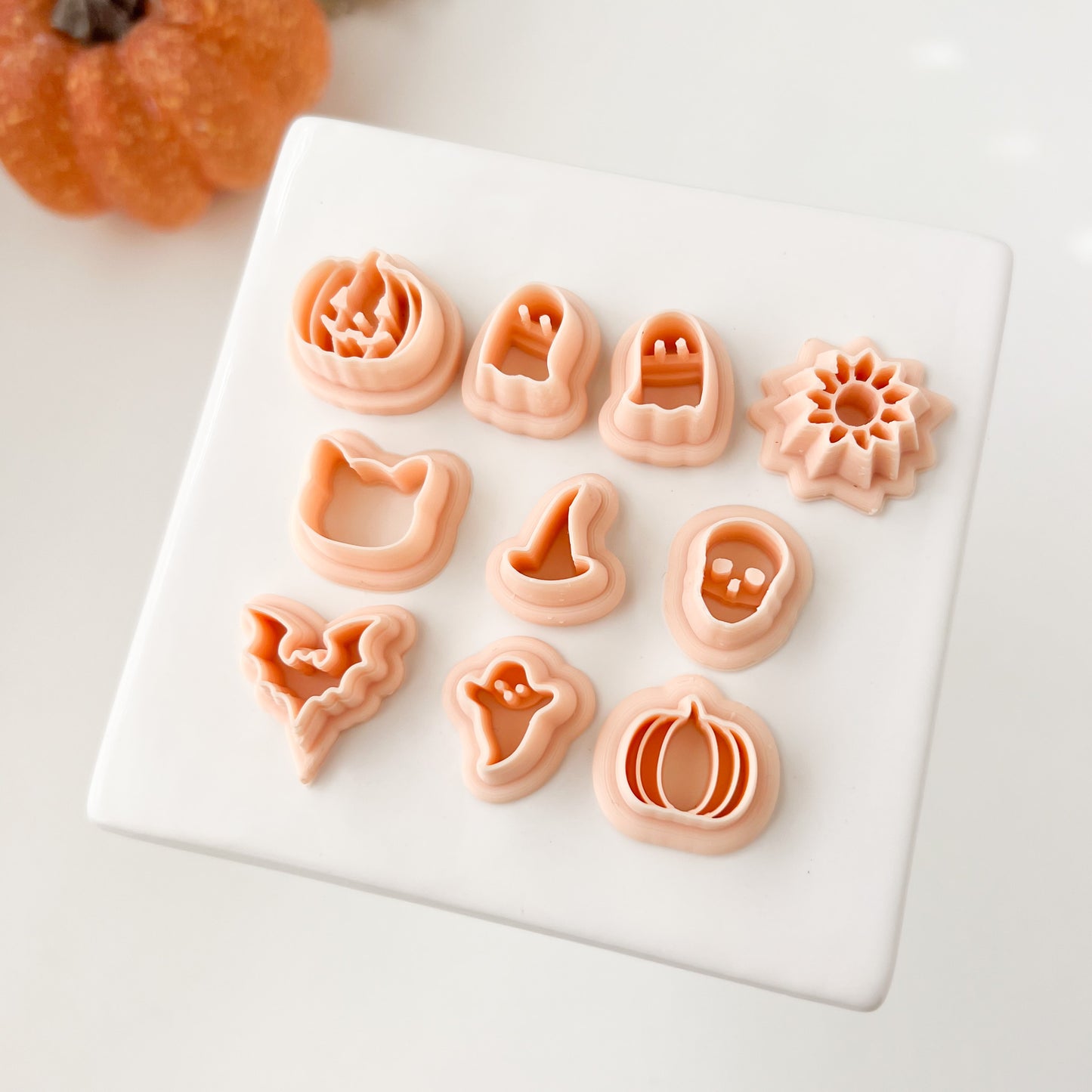 Mega Fall Stud Set Clay Cutters | Autumn Polymer Clay Cutter Set for DIY Earrings Fall-Themed Jewelry Handmade Crafting & Clay Art