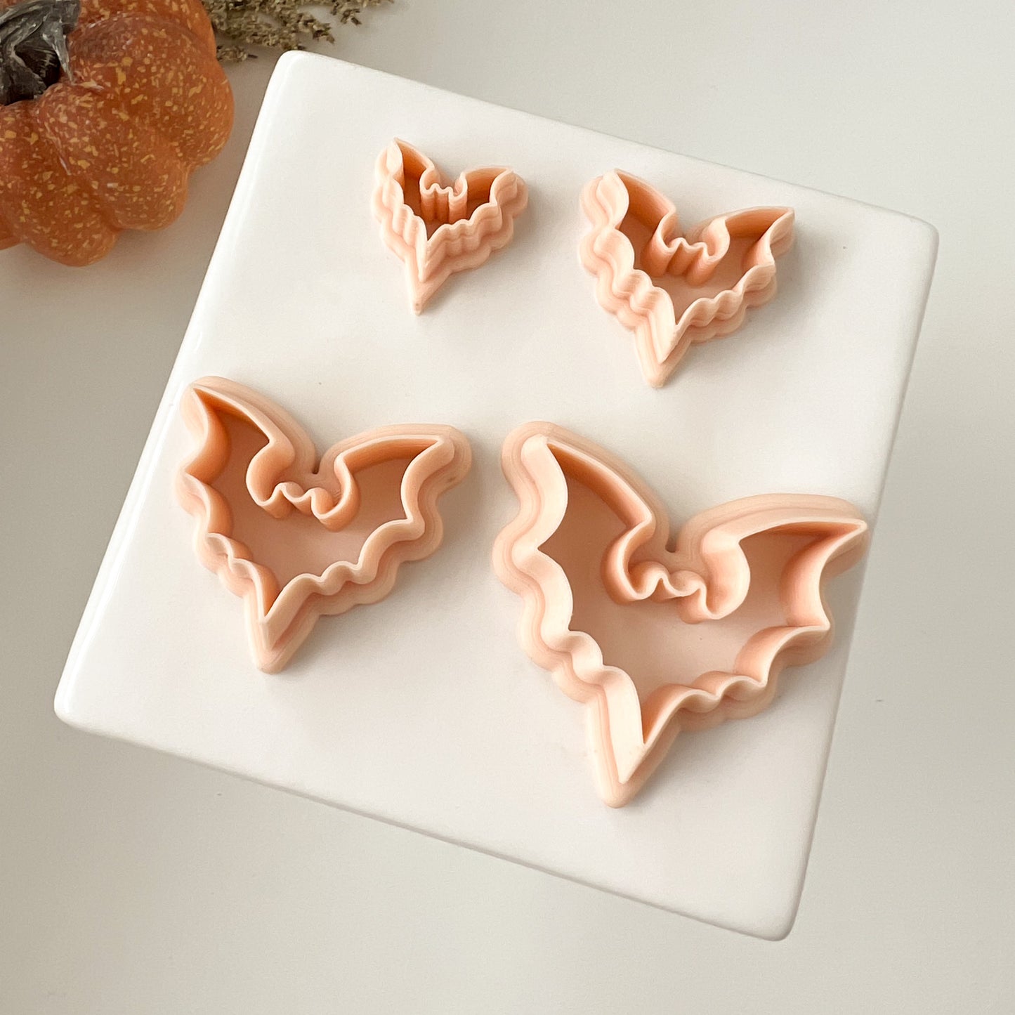 Bat Shape No. 1 Clay Cutter | Bat Shape No. 1 Polymer Clay Cutter for DIY Halloween Earrings Bat-Themed Jewelry and Handmade Gothic Accessories