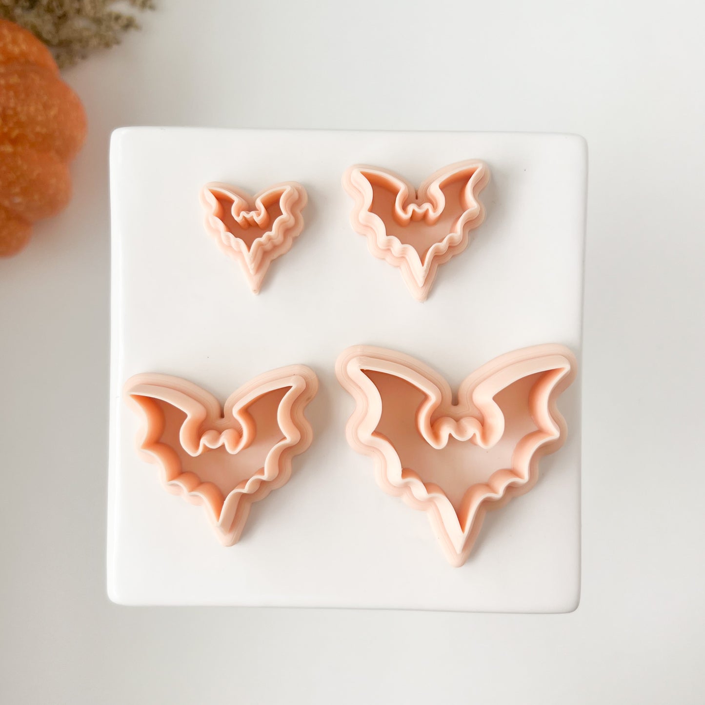 Bat Shape No. 1 Clay Cutter | Bat Shape No. 1 Polymer Clay Cutter for DIY Halloween Earrings Bat-Themed Jewelry and Handmade Gothic Accessories