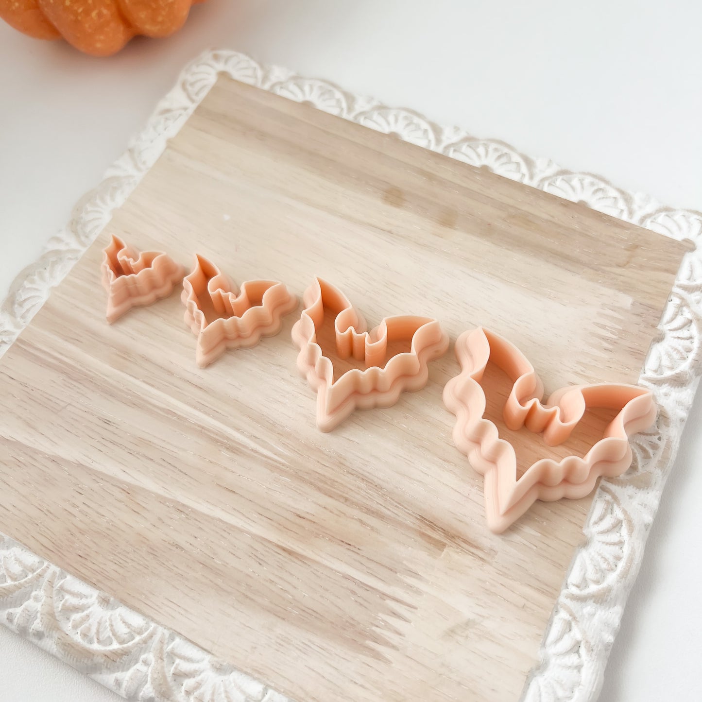 Bat Shape No. 1 Clay Cutter | Bat Shape No. 1 Polymer Clay Cutter for DIY Halloween Earrings Bat-Themed Jewelry and Handmade Gothic Accessories