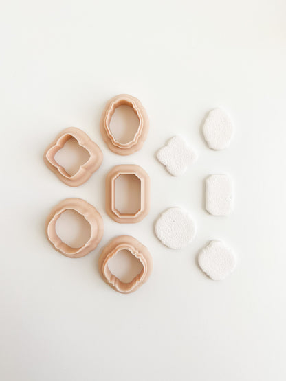 Elegant Shape Set Clay Cutter | Elegant Shape Polymer Clay Cutter Set for Handmade Earrings Chic Jewelry Making and Fashion Crafts