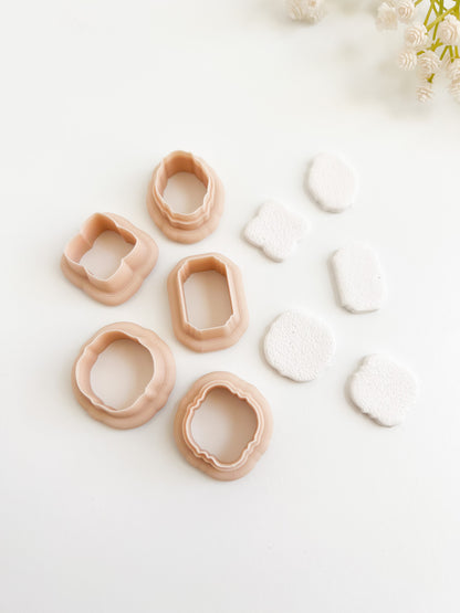 Elegant Shape Set Clay Cutter | Elegant Shape Polymer Clay Cutter Set for Handmade Earrings Chic Jewelry Making and Fashion Crafts
