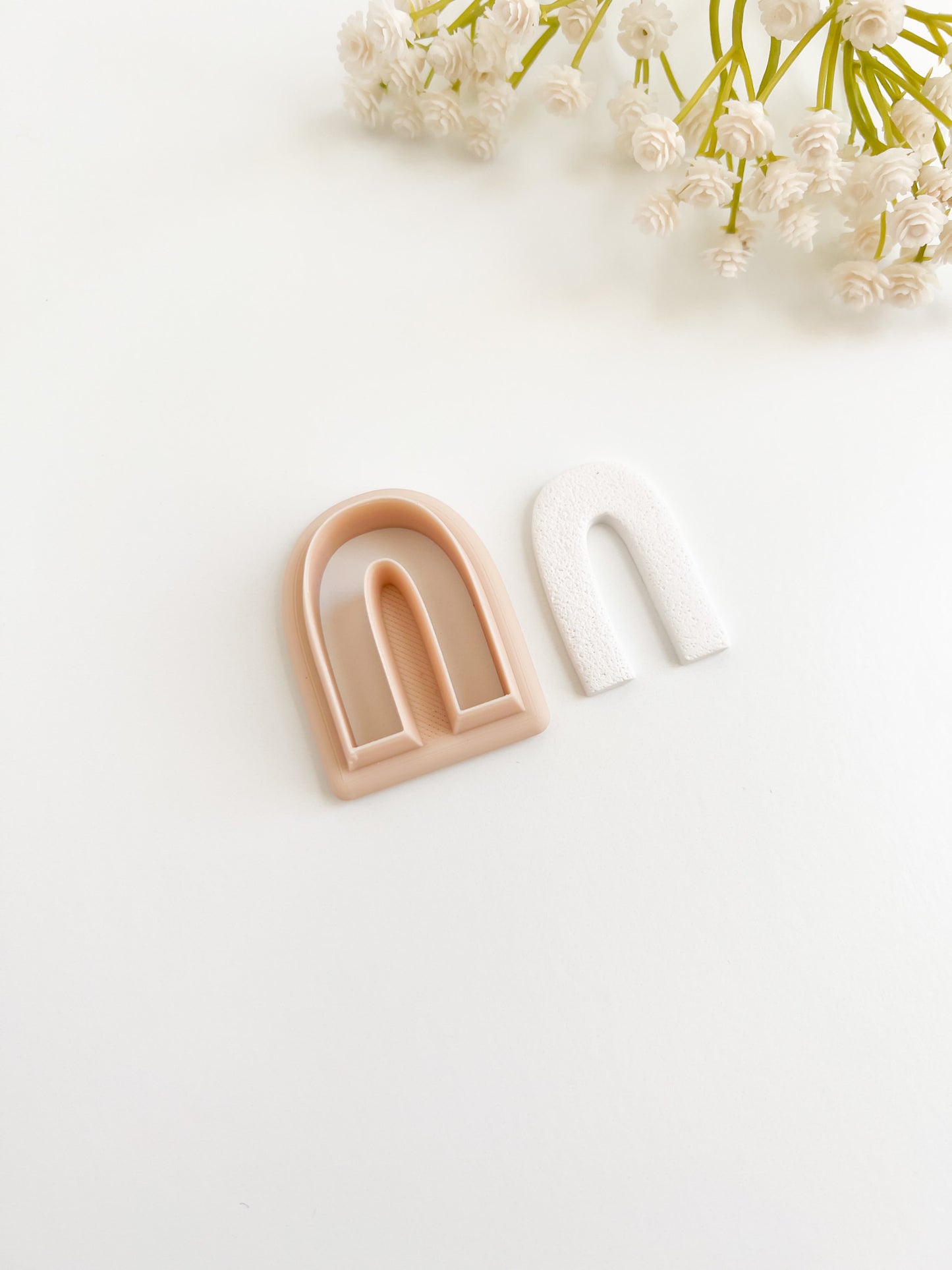 Skinny U Shape Clay Cutter | Minimalist Polymer Clay Cutter for DIY Earrings and Geometric Jewelry