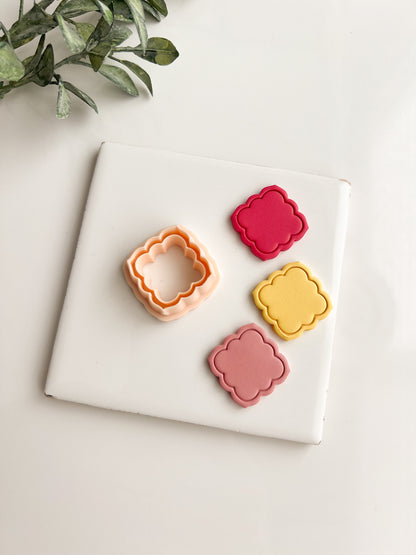Elegant Shape No. 12 Clay Cutter | Elegant Shape No. 12 Polymer Clay Cutter for DIY Earrings Fancy Jewelry and Luxury Crafting