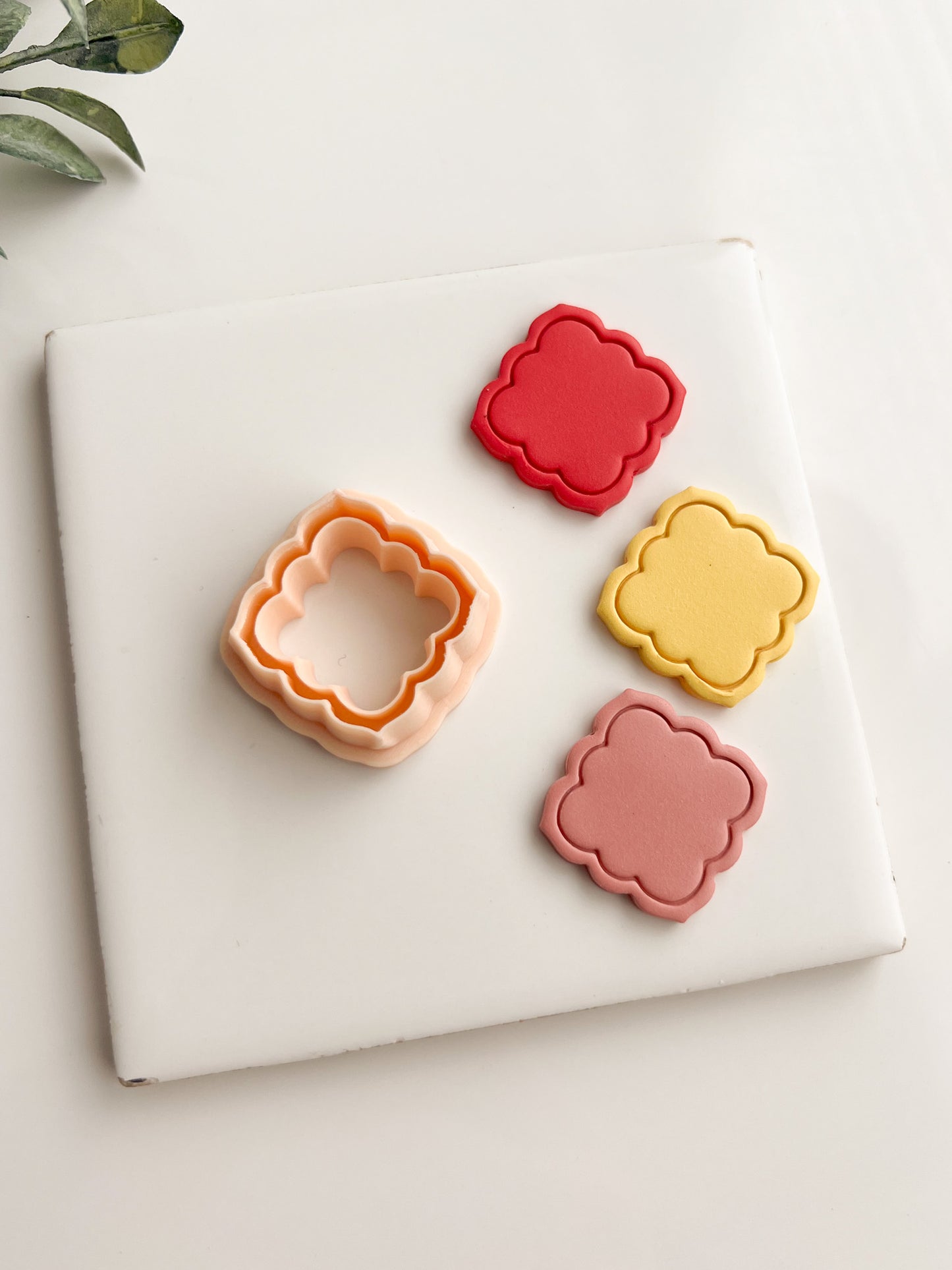Elegant Shape No. 12 Clay Cutter | Elegant Shape No. 12 Polymer Clay Cutter for DIY Earrings Fancy Jewelry and Luxury Crafting
