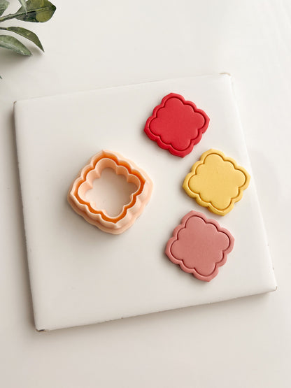 Elegant Shape No. 12 Clay Cutter | Elegant Shape No. 12 Polymer Clay Cutter for DIY Earrings Fancy Jewelry and Luxury Crafting