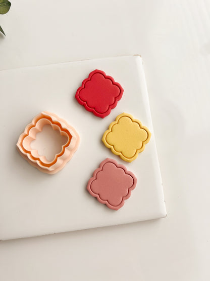 Elegant Shape No. 12 Clay Cutter | Elegant Shape No. 12 Polymer Clay Cutter for DIY Earrings Fancy Jewelry and Luxury Crafting
