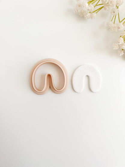 U Shape No. 2 Clay Cutter | Minimalist Polymer Clay Cutter for DIY Earrings and Jewelry