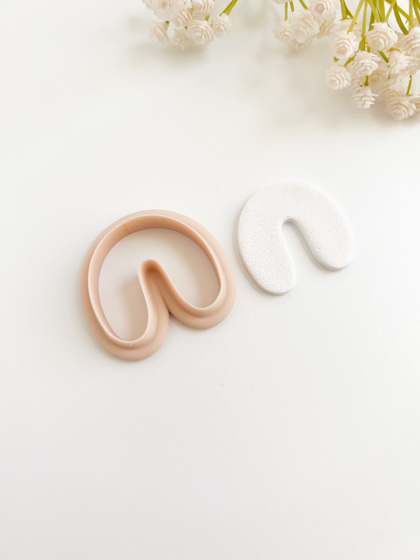 U Shape No. 2 Clay Cutter | Minimalist Polymer Clay Cutter for DIY Earrings and Jewelry