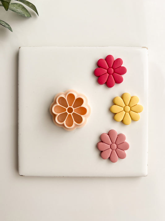Floral Shape No. 5 Clay Cutter | Floral Polymer Clay Cutter for DIY Earrings Botanical Jewelry and Handmade Flower-Themed Crafts