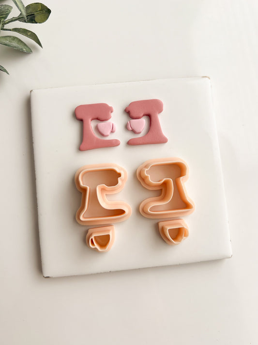 Kitchen-Aid Bowl Clay Cutter | Mixer Bowl Polymer Clay Cutter for DIY Baking-Themed Earrings Jewelry Making Handmade Clay Craft Supplies