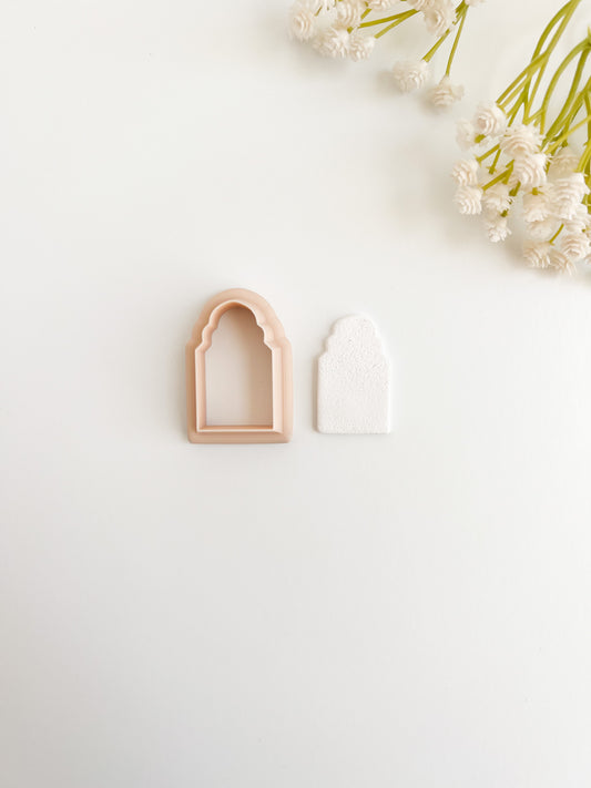 Elegant Arch No. 3 Clay Cutter | Elegant Arch No. 3 Polymer Clay Cutter for DIY Earrings Modern Jewelry and Handmade Stylish Accessories
